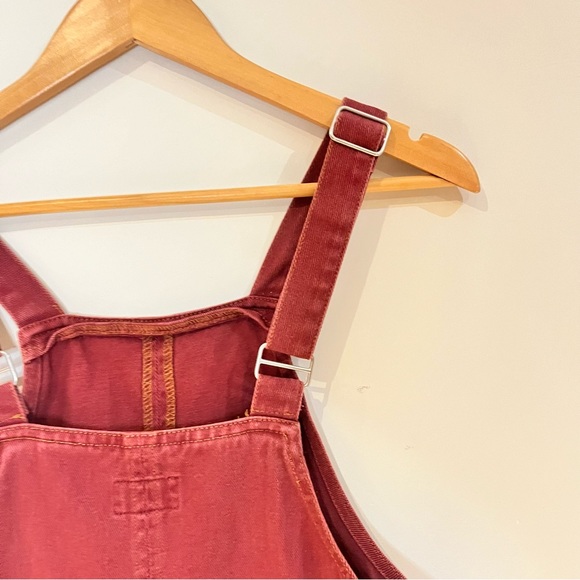 Frank and Oak red overall dress size XS with two front pockets. - Picture 4 of 5